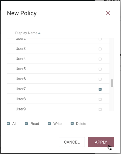 New Bucket Policy User and Permissions