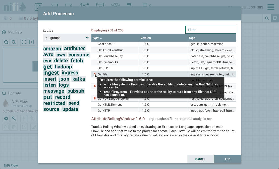 GetFile Required Permissions